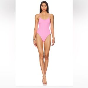HUNZA G Pamela One Piece in Bubblegum